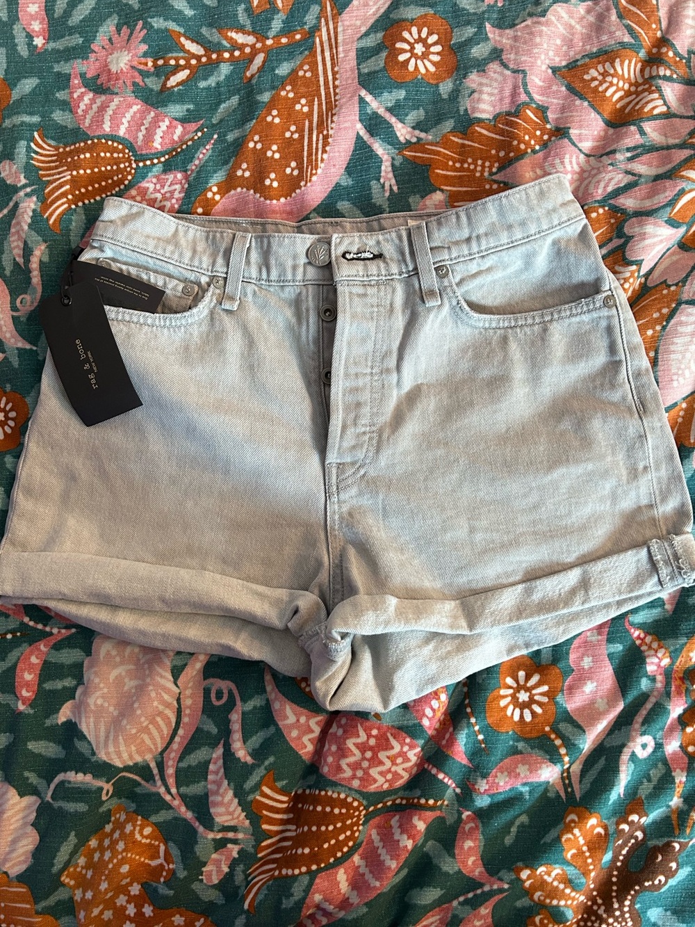 Rag & Bone BNWT Anchor high-rise Jean shorts